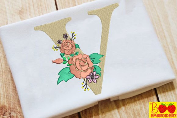 Letter V and Flower: A Festive Embroidery Review