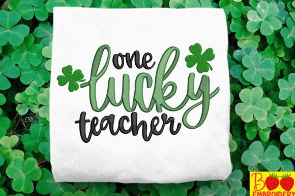One Lucky Teacher: A St Patrick’s Day Embroidery Review