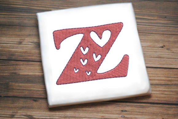 Review: Alphabet Letter Z Multi Heart for Boutique Apparel