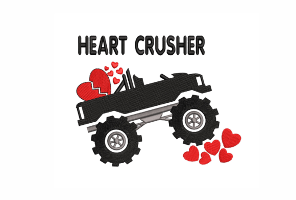 Review: Valentine’s Day Truck with Hearts for Boutique Sweatshirts