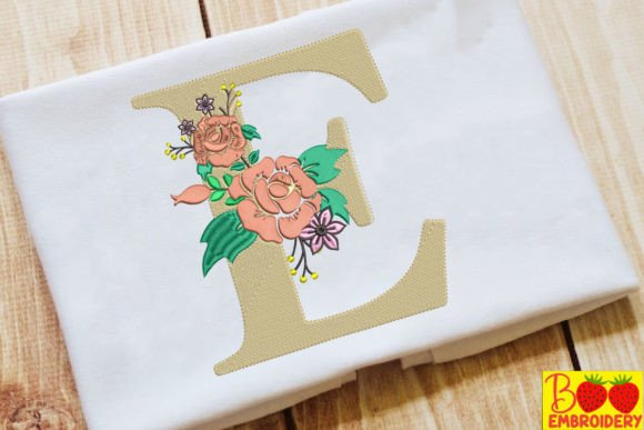 Reviewing Letter E and Flower for Boutique Sweatshirts